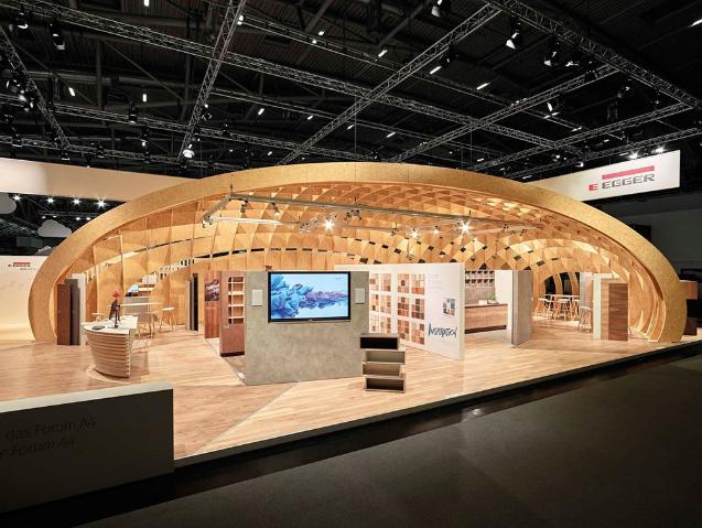 Возведение островных стендов на выставках